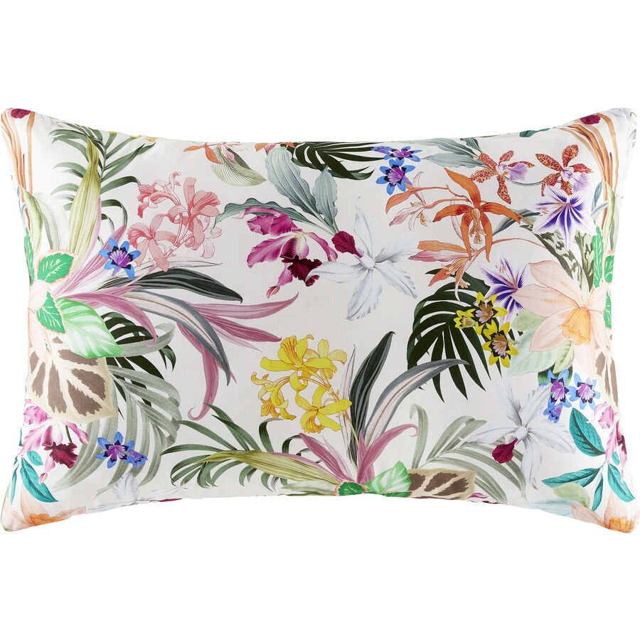 KAS Kissenbezug Tropico Mehrfarbig Baumwolle 50 cm 70 cm - Farbe: Bunt