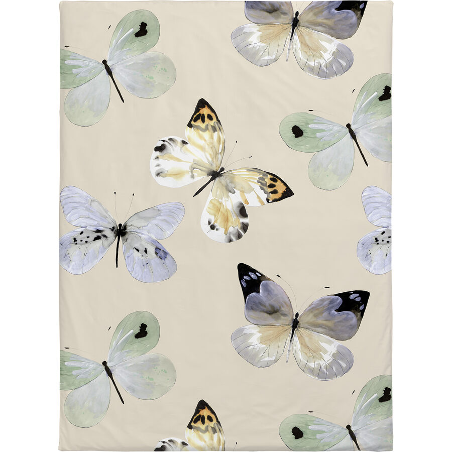 Duvetbezug Mirana beige Tiermuster Baumwolle 160 x 210 cm