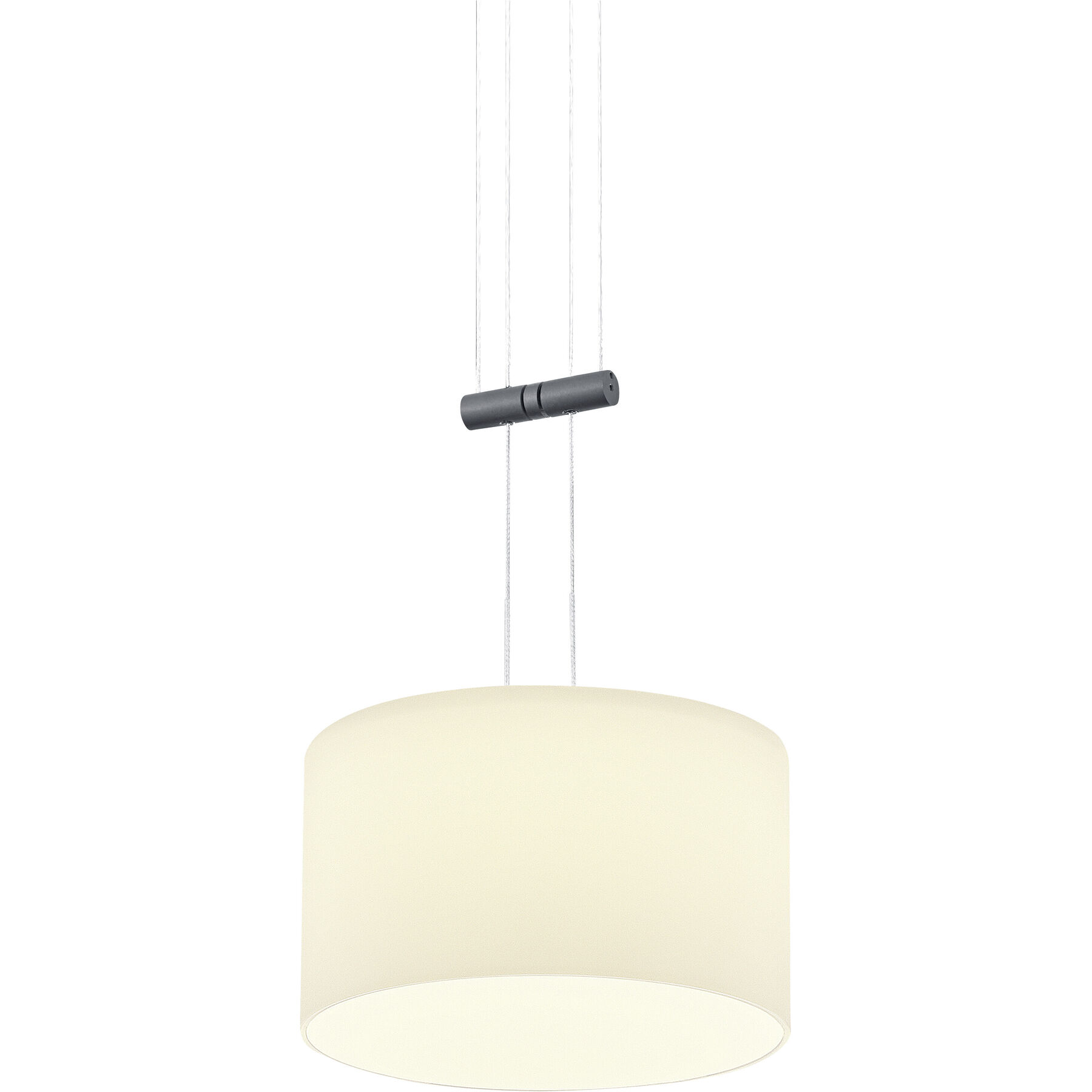 Bankamp Designer-Pendellampe Strada 2 LED Schwarz/Weiss Aluminium/Stahl 1700 lm Dimmbar B 20 cm - LED - Lichtfarbe: Extra warmweiss- LED