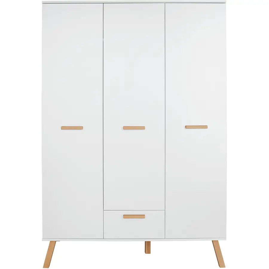 Kleiderschrank Matis weiss Holzwerkstoff B 130 cm
