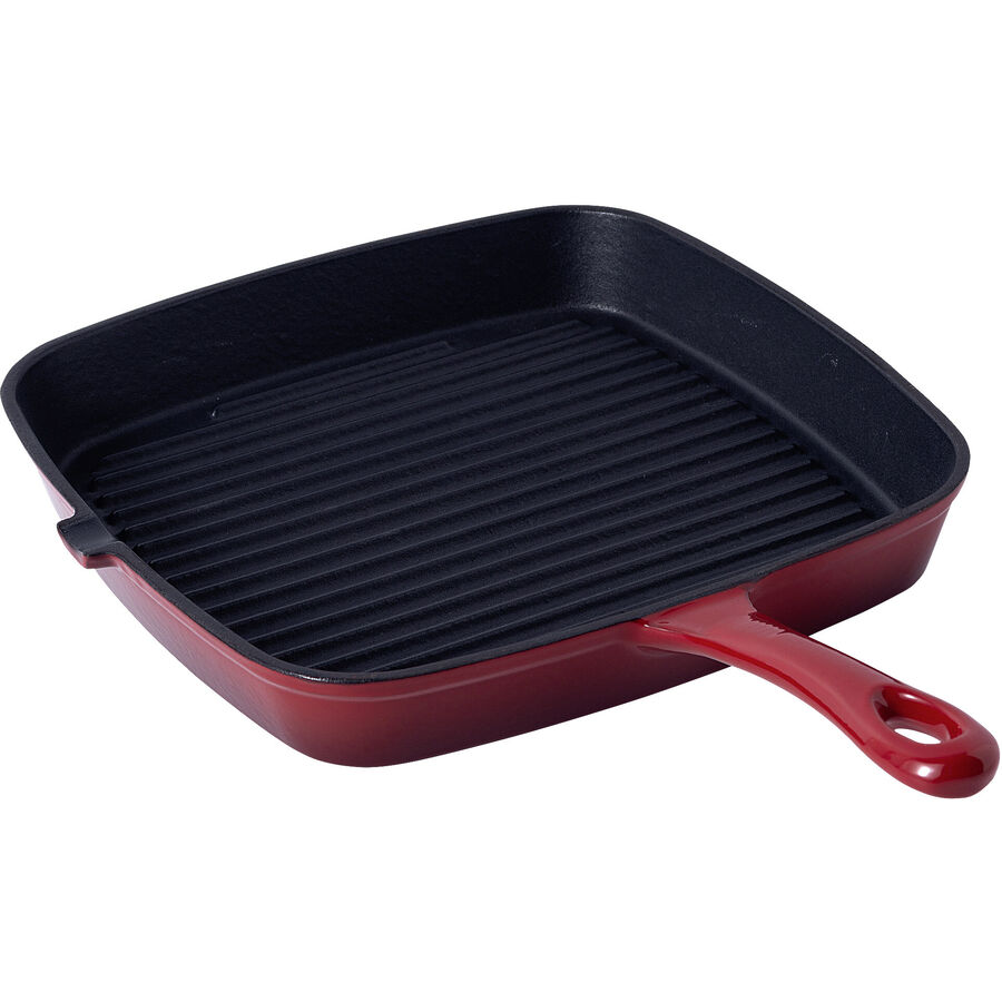 Grillpfanne Cara Rot Eisen 5 cm