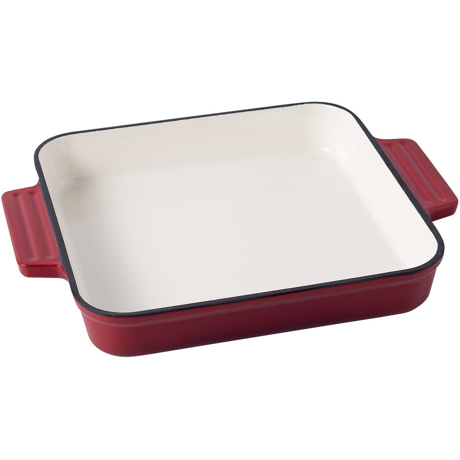 Auflaufform Cara Rot Eisen 28 cm 4.5 cm