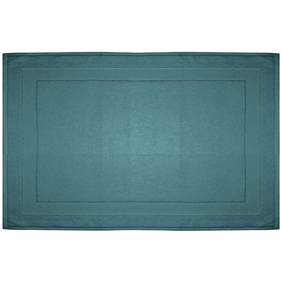 Badteppich Nea Grün Baumwolle 50 cm 75 cm – Farbe: kaktus – Badteppich