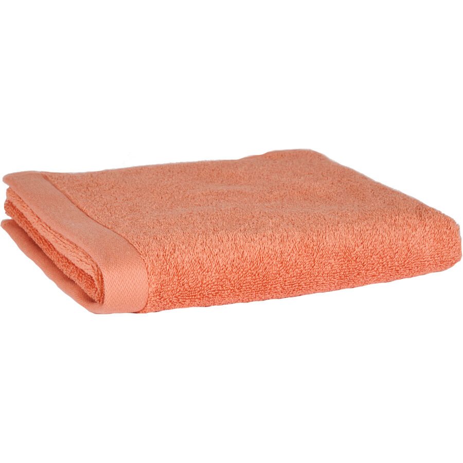 Lavette Nea Orange Baumwolle 30 cm 30 cm – Farbe: papaya – Lavette
