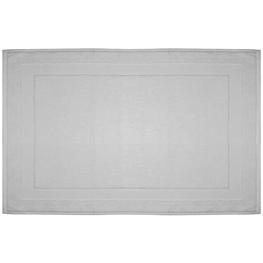 Badteppich Nea Grau Baumwolle 50 cm 75 cm – Badteppich