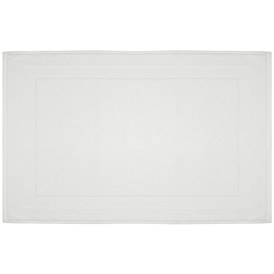 Badteppich Nea Beige Baumwolle 50 cm 75 cm – Farbe: ivory – Badteppich