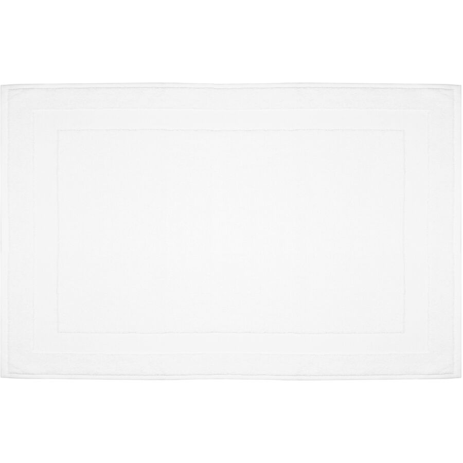 Badteppich Nea Weiss Baumwolle 50 cm 75 cm – Badteppich
