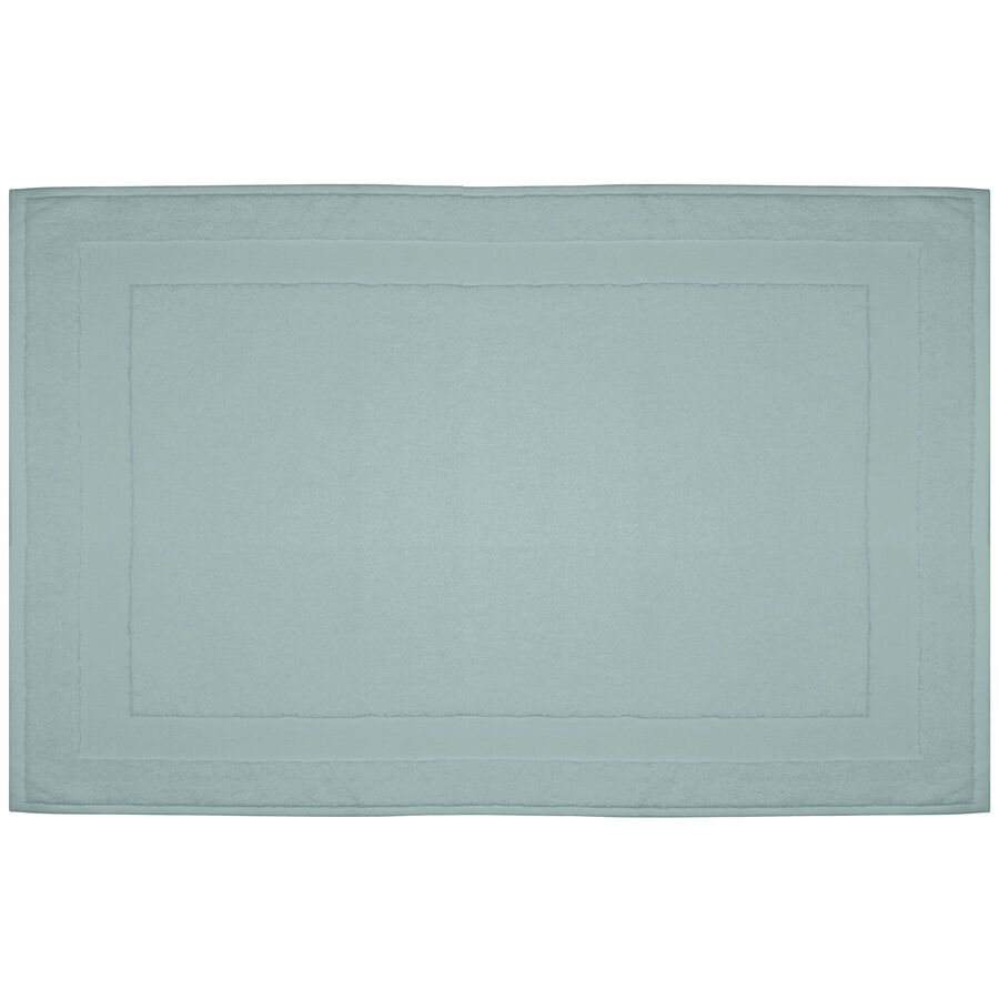 Badteppich Nea Grün Baumwolle 50 cm 75 cm – Farbe: Salbei – Badteppich