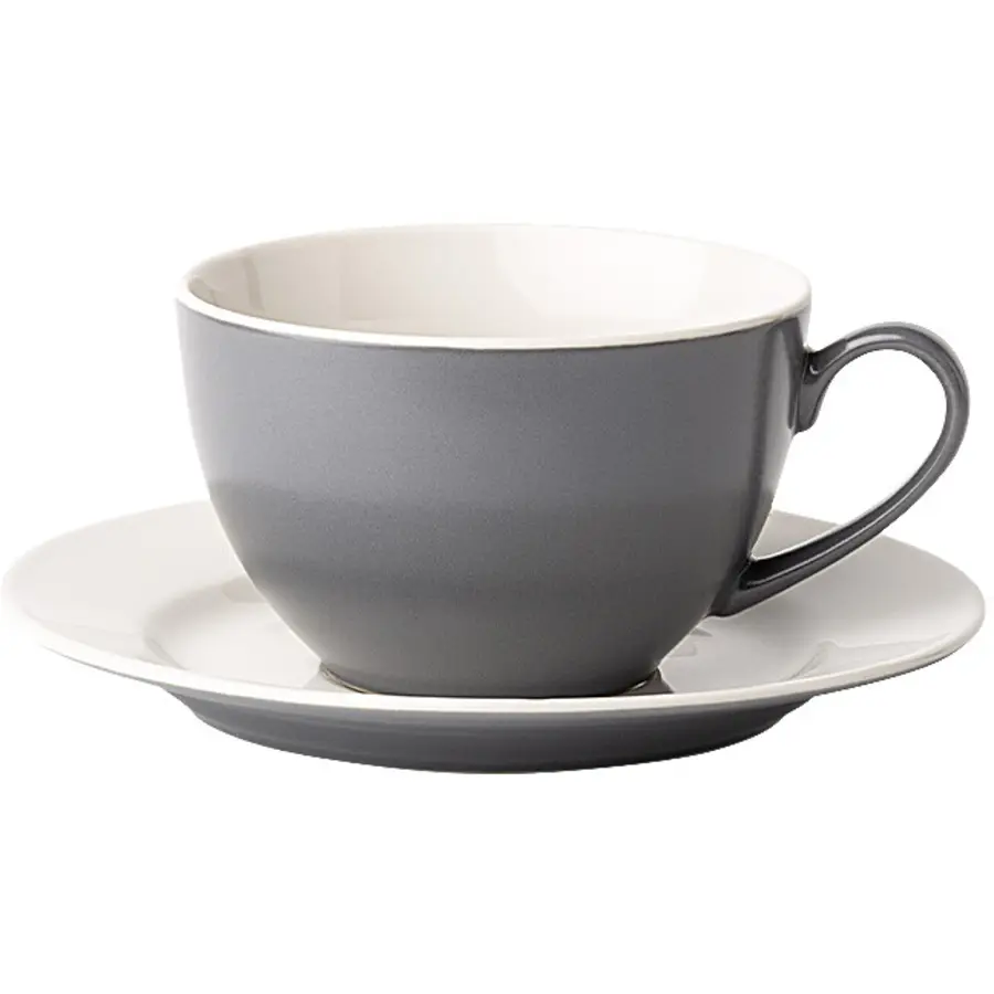 Geschirr-Set Elements Grau Steingut 8 Stk