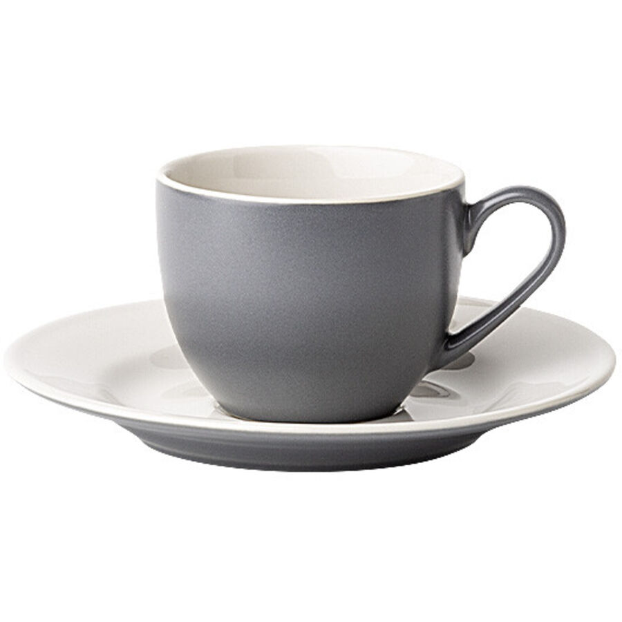 Geschirr-Set Elements Grau Steingut