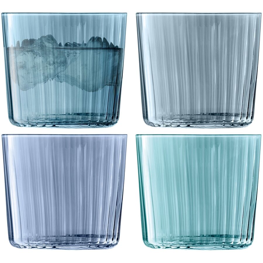Gläser-Set Gems Blau Glas 0.31 l