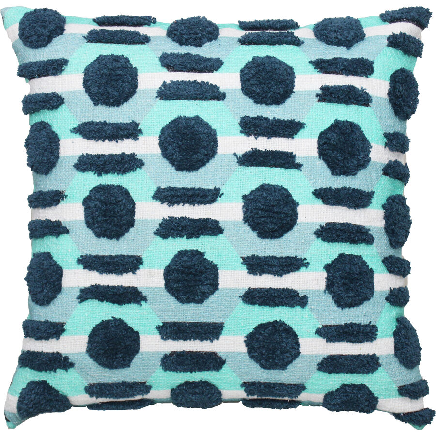 Zierkissen Beach House Blau Baumwolle 45 cm 45 cm