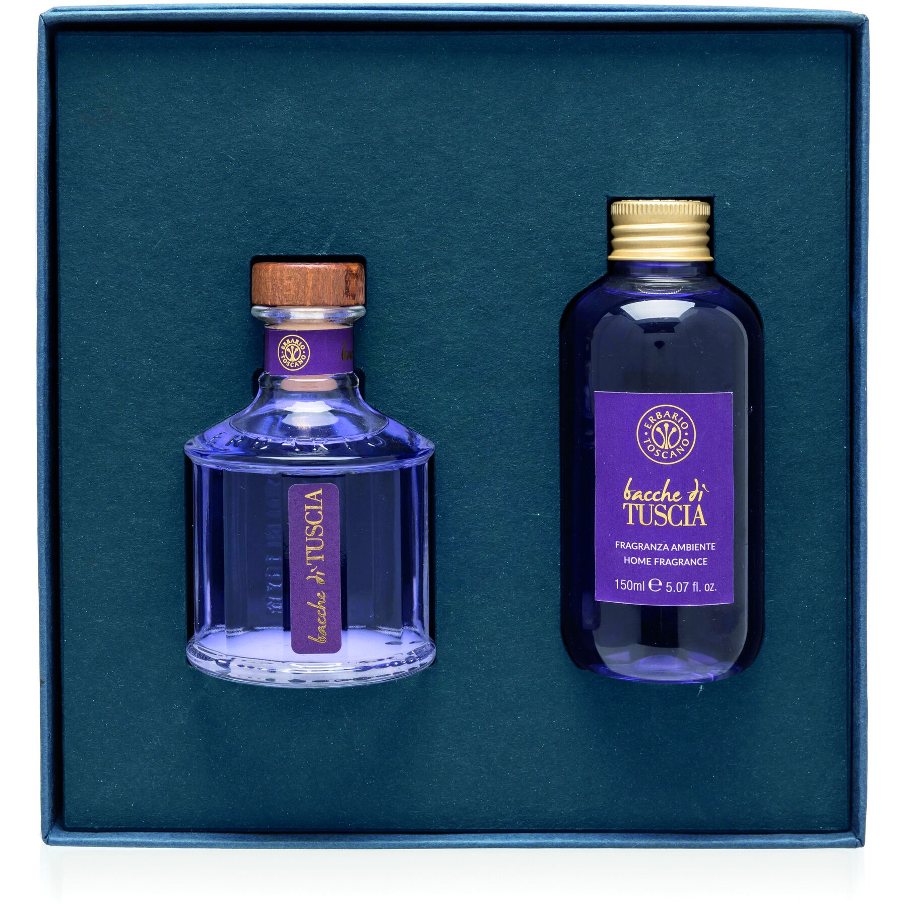 Erbario Toscano Erbario Geschenkbox Home Bacche di Tuscia - Farbe: blau - Material: Glas - 236