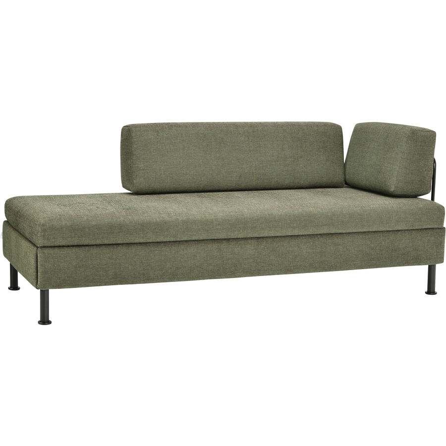 Divano letto Bed for Living Doppio Verde Tessuto/Metallo 205 cm 85 cm Supporto regolabile/Schienale regolabile