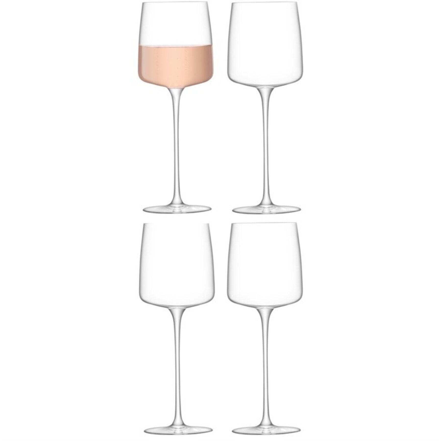 LSA International Set di bicchieri da vino LSA trasparente Bicchiere A 21.8 cm 0.35 l 4 Pz