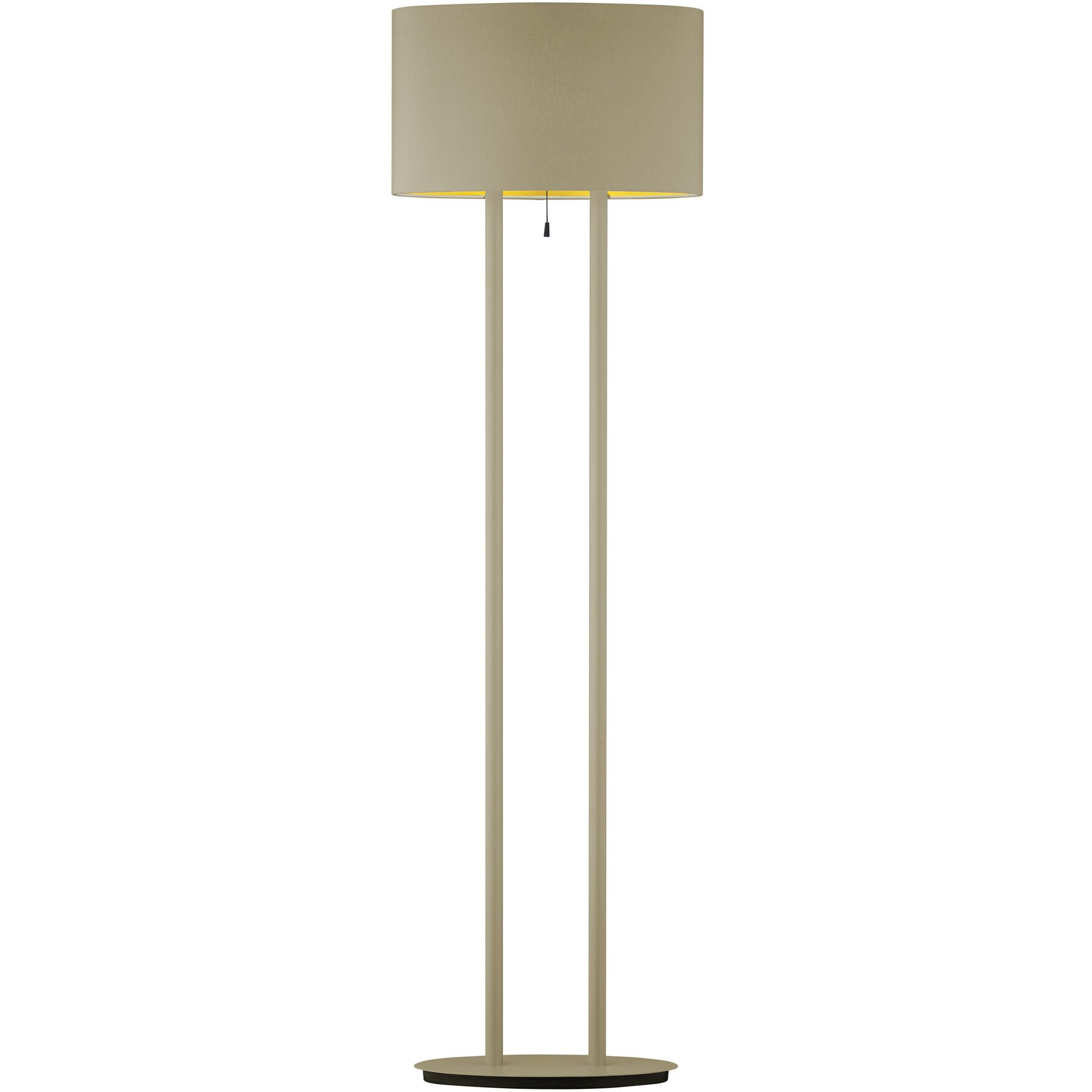 Bankamp Designer-Stehlampe Sempa sand Messing H 145 cm - LED - LED Energiesparlampen