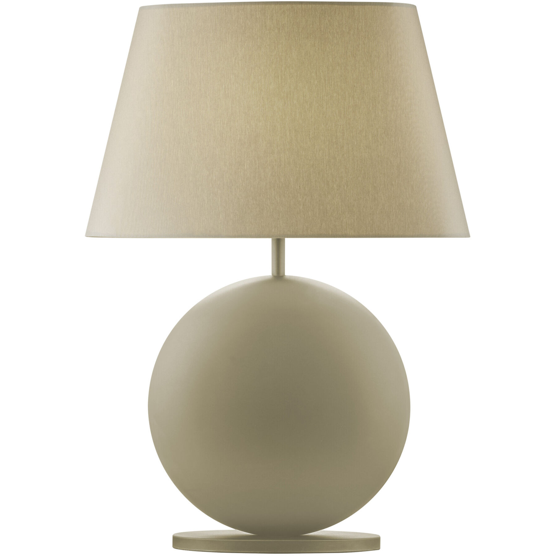 Designer-Tischlampe Bankamp Nero E27 Sand H 51 cm - Material: Eisen