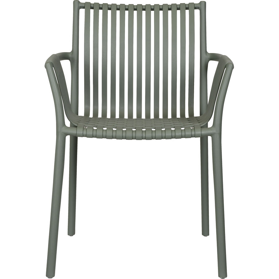 Gartenstuhl Ylvie Grün Kunststoff 56 cm - Gartenstuhl - Wetterfeste Gartenmöbel & Accessoires