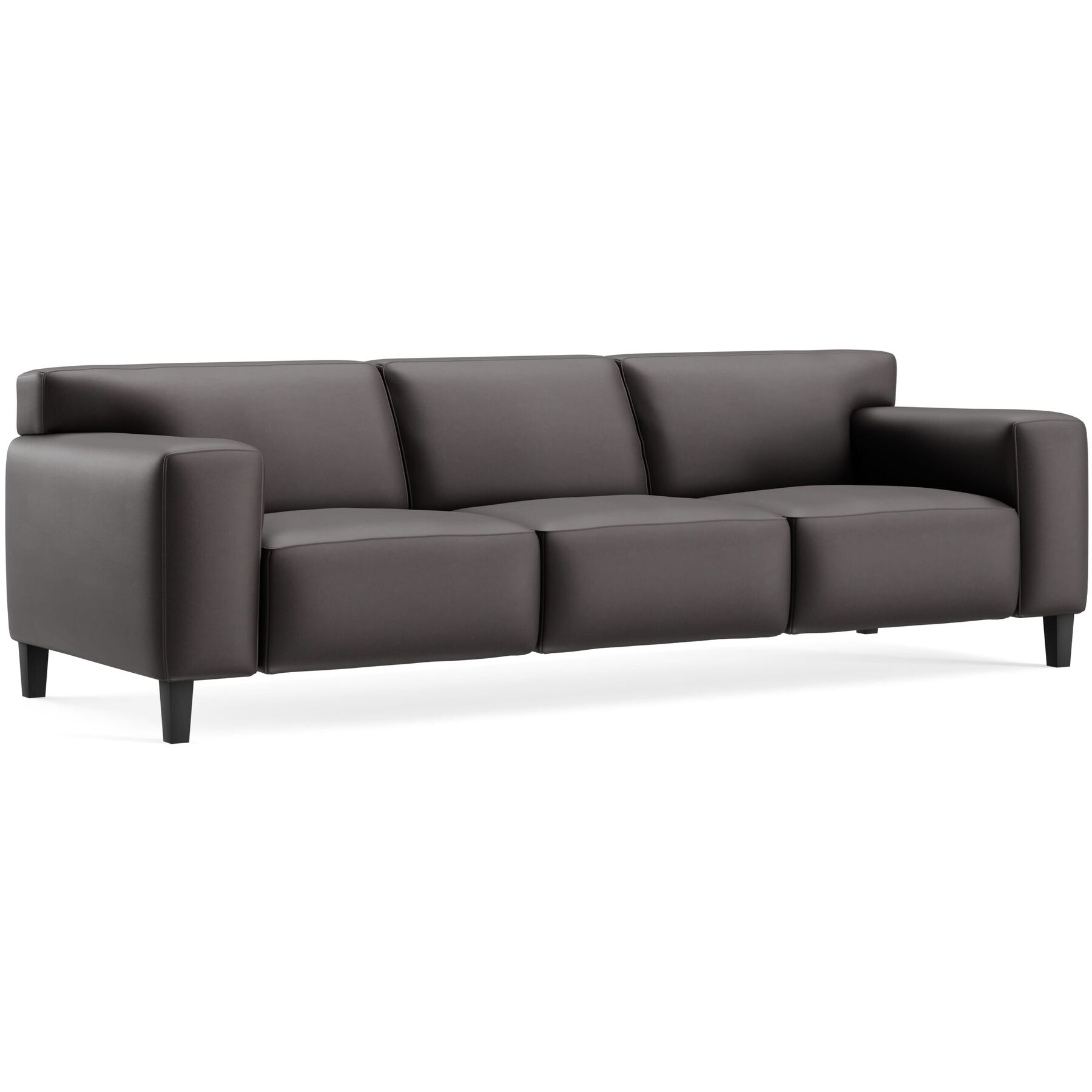 Exklusives Sofa Vada Leder espresso B 260 cm T 94 cm - Möbel Konfigurator: Traummöbel individuell zusammenstellen - Sofa