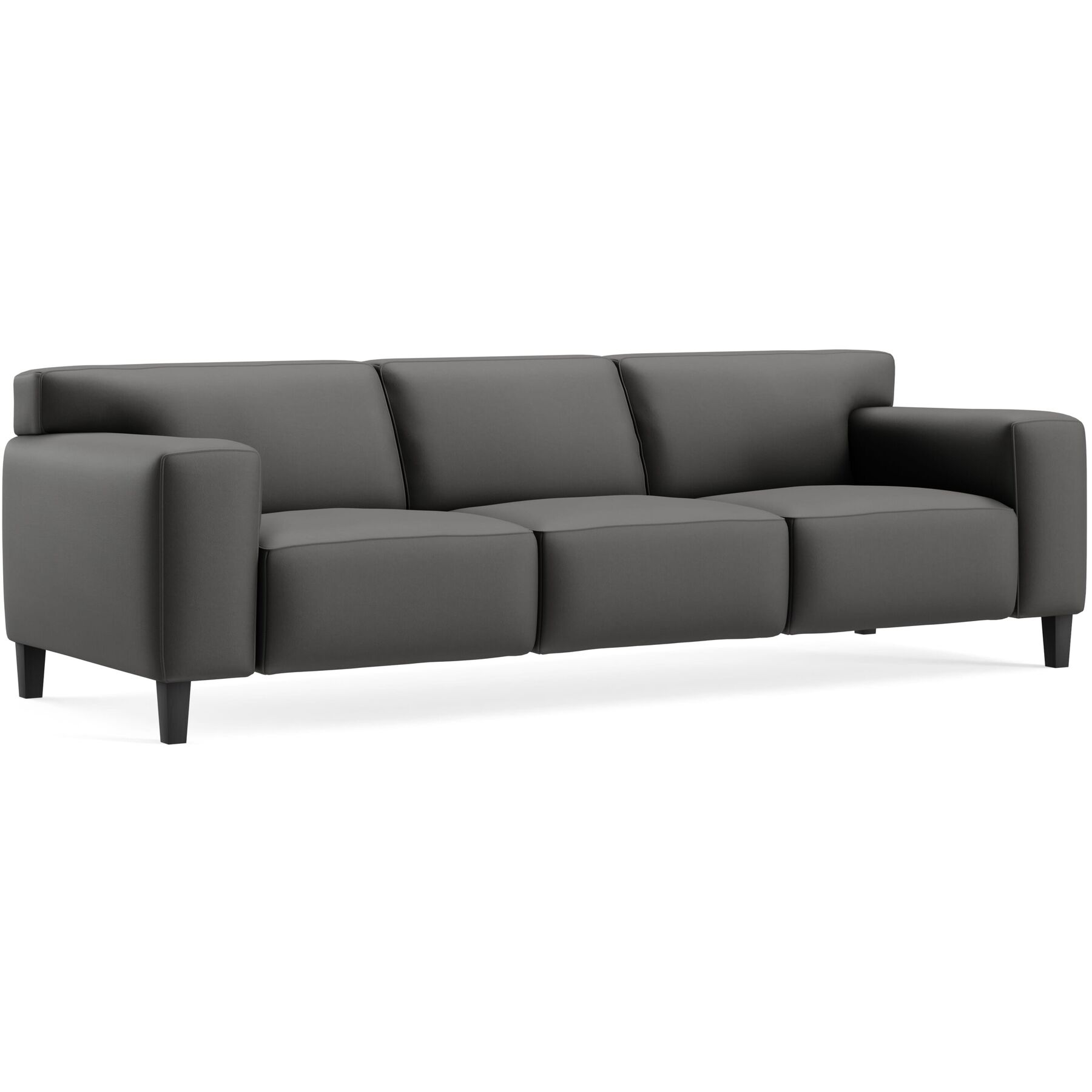 Exklusives Sofa Vada Leder lava B 260 cm T 94 cm - Möbel Konfigurator: Traummöbel individuell zusammenstellen - Sofa