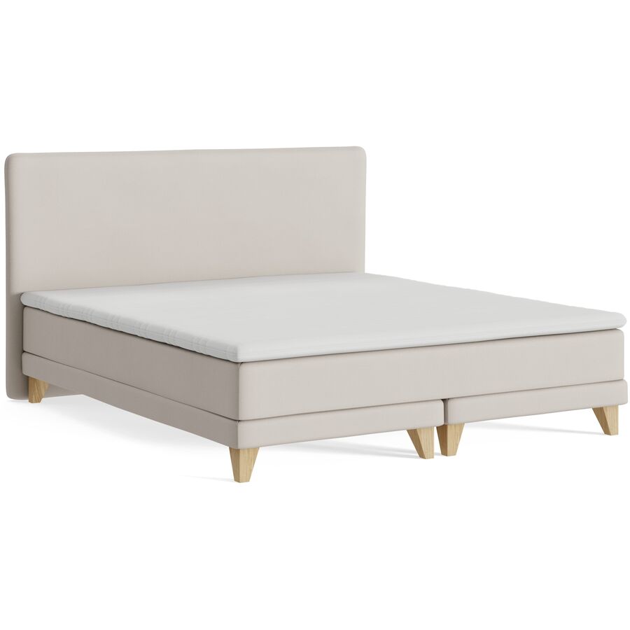 Boxspringbett President beige Stoff 180 x 200 cm - Möbel Konfigurator: Traummöbel individuell zusammenstellen