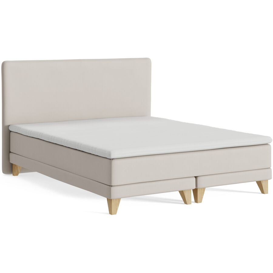 Boxspringbett President beige Stoff 160 x 200 cm - Möbel Konfigurator: Traummöbel individuell zusammenstellen
