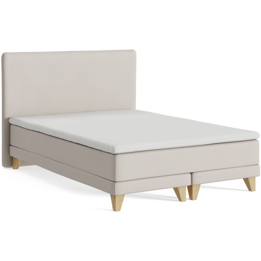 Boxspringbett President beige Stoff 140 x 200 cm - Möbel Konfigurator: Traummöbel individuell zusammenstellen