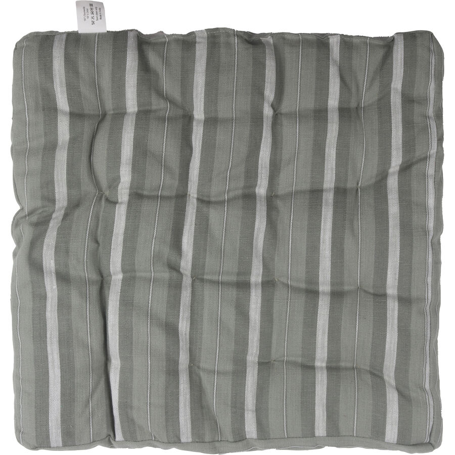 Gartensitzkissen Como Grau Baumwolle 40 cm 40 cm