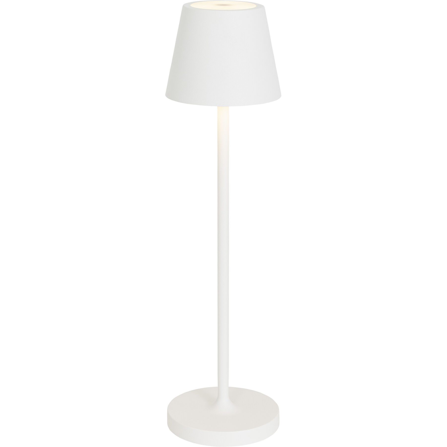 Tischlampe Aline Weiss Aluminium, Kunststoff H 27 cm 100 lm - LED - Lichtfarbe: Extra warmweiss- LED Energiesparlampe