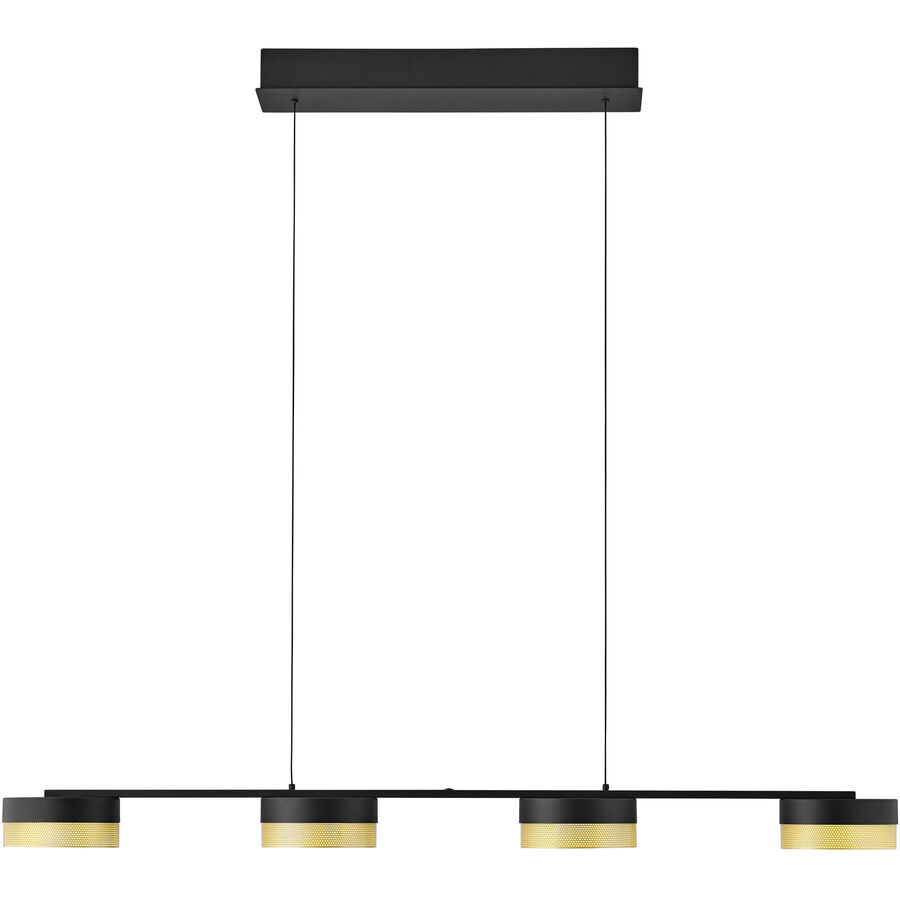 Suspension Mesh Fer Noir d or L 110 P 11 5 H 150 Cm LIVIQUE suspension-mesh-fer-noir-d-or-l-110-p-11-5-h-150-cm-livique