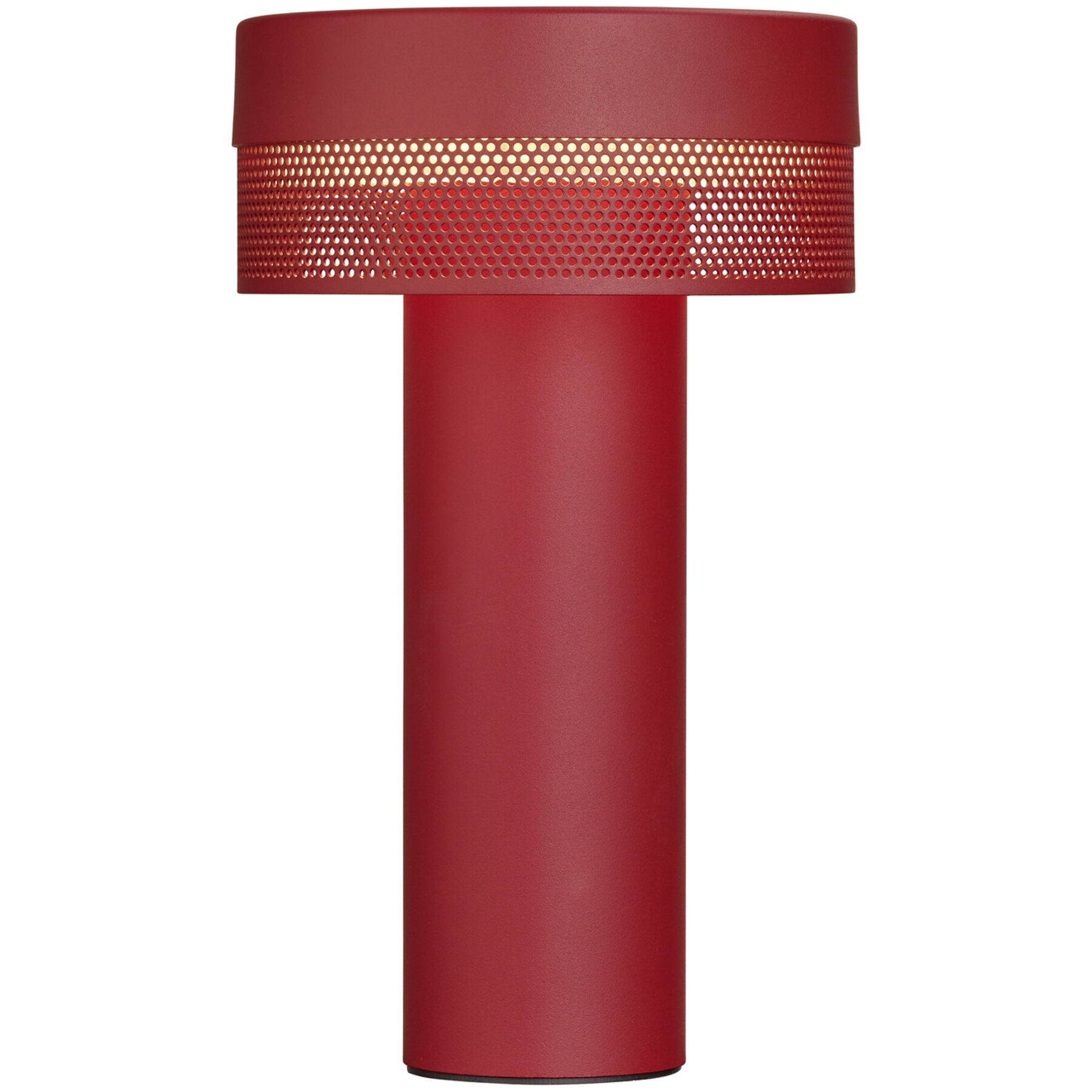 Tischlampe Mesh rot Eisen H 24 cm 190 lm - LED - Lichtfarbe: Extra warmweiss - LED Energiesparlampen