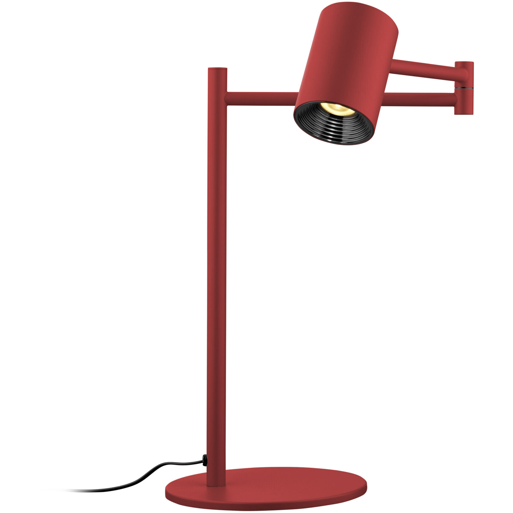 Tischlampe Pepe indisch rot Eisen H 44 cm 550 lm - LED - Lichtfarbe: Extra warmweiss- LED Energiesparlampe