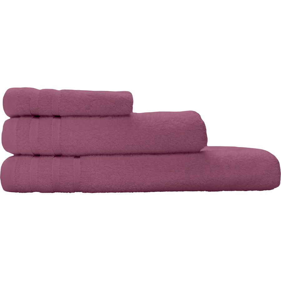 Handtuch Aron Magenta Baumwolle 50 cm 100 cm