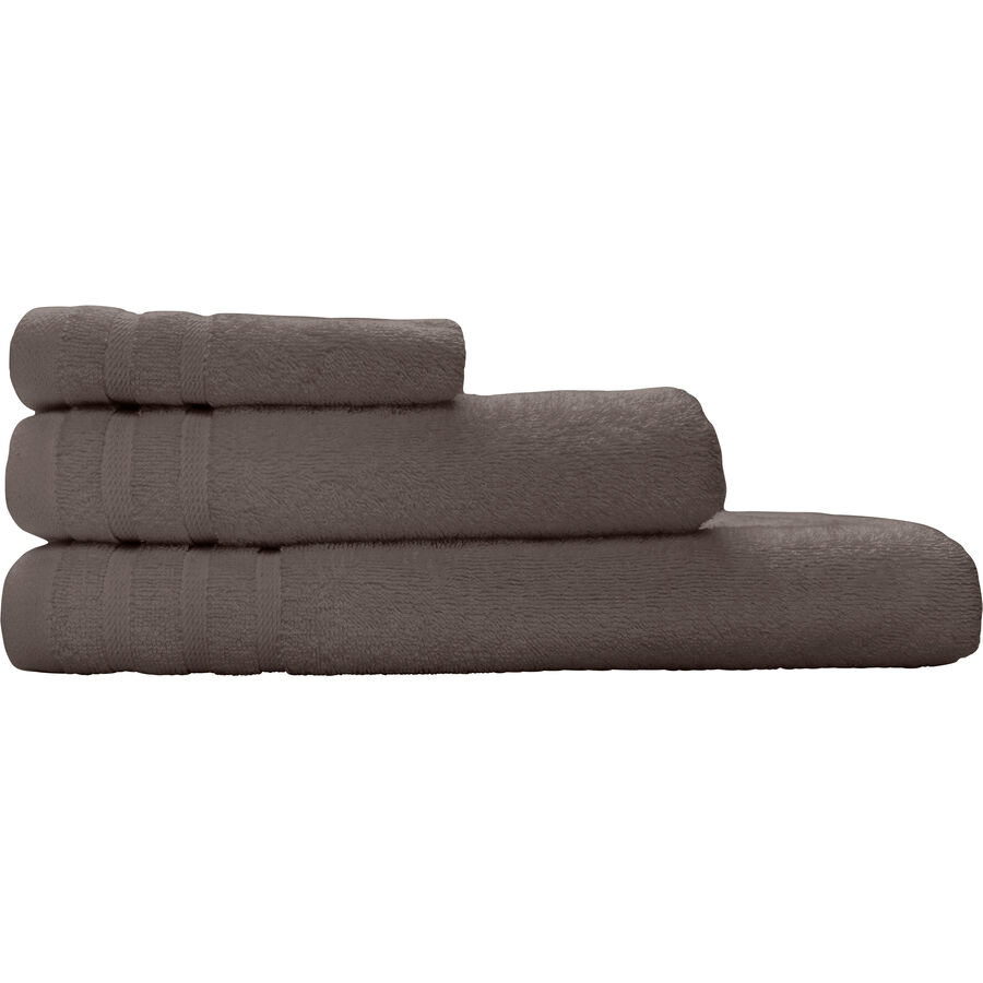 Duschtuch Aron Braun Baumwolle 70 cm 140 cm