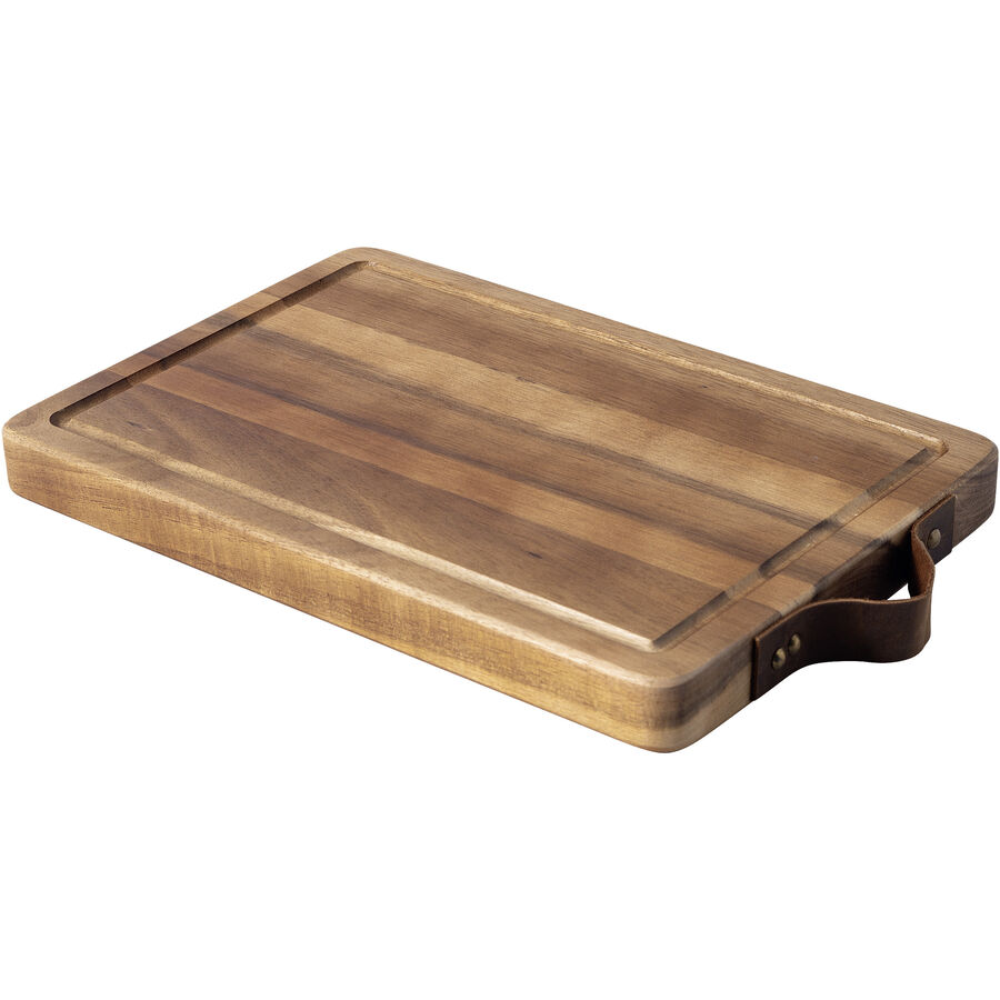 Schneidebrett Zoe Braun Holz 22 cm 33 cm