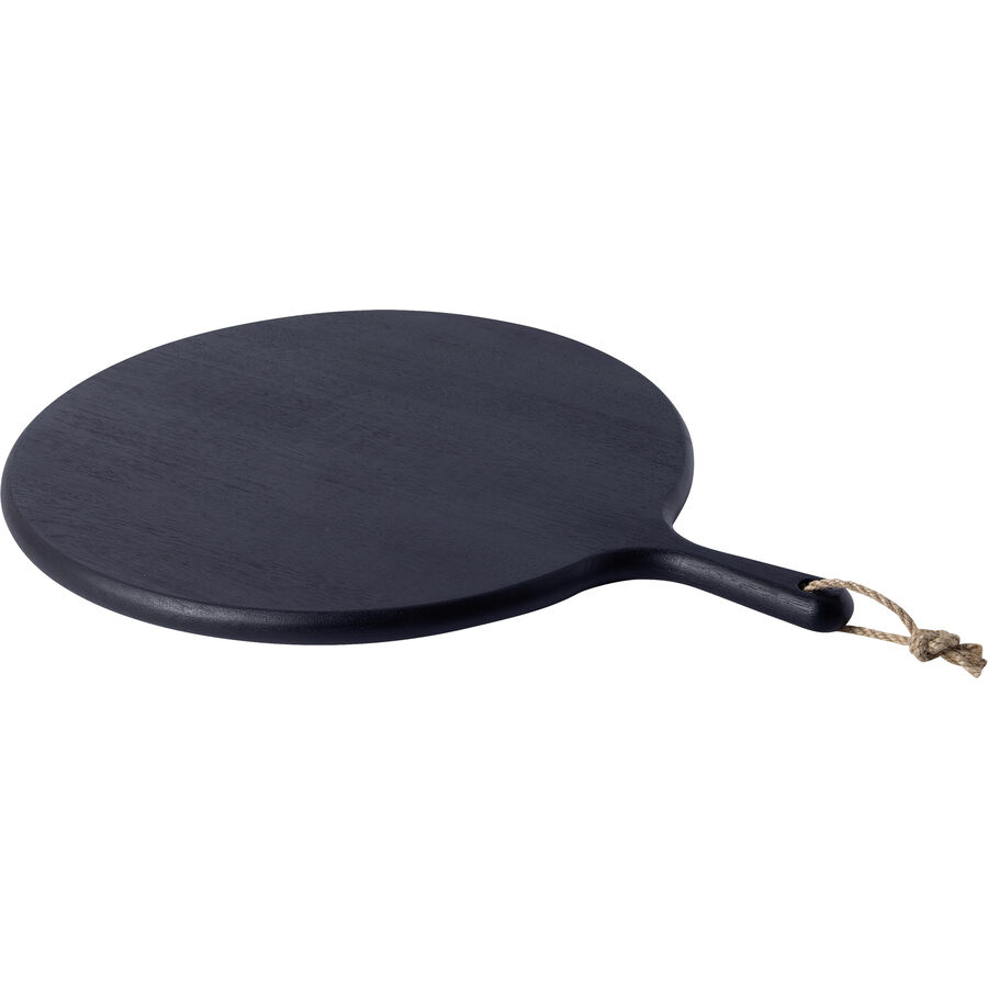 Servierplatte Aba Schwarz Holz 47 cm 47 cm