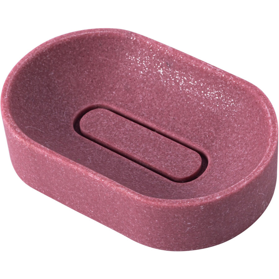 Seifenschale Romy Rot Stein 7 cm 11 cm