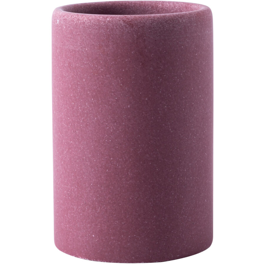 Zahnbecher Romy Rot Naturstein 7 cm 10 cm