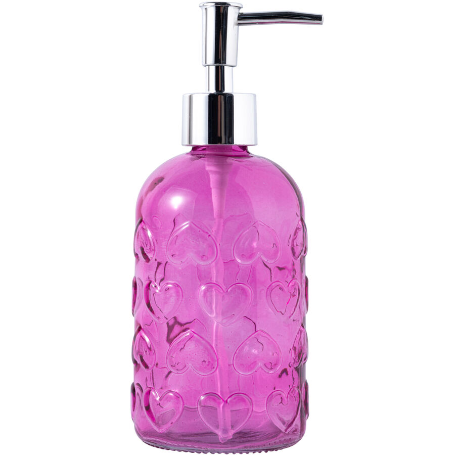 Seifenspender Alice Magenta Glas