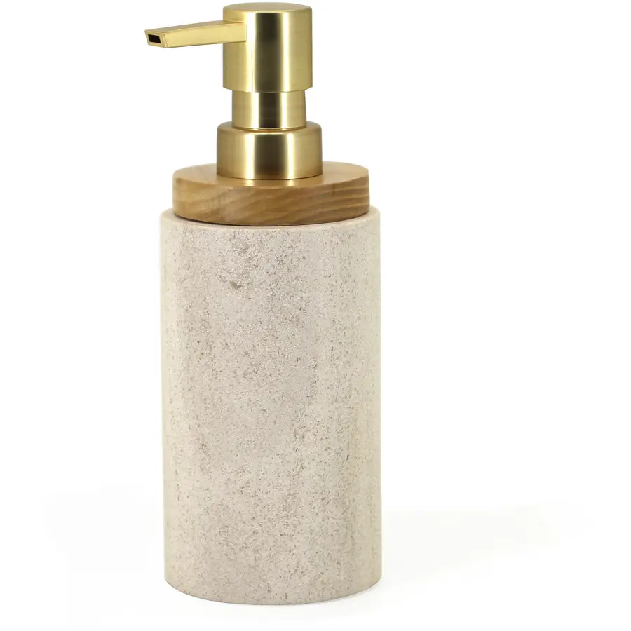 Seifenspender Marmor beige Marmor 200 ml