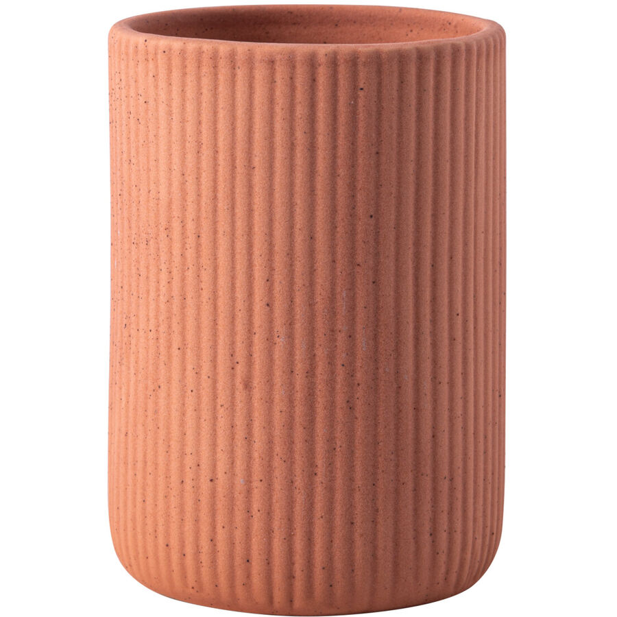 Zahnbecher Lucy+ Rot Keramik 7 cm 10 cm