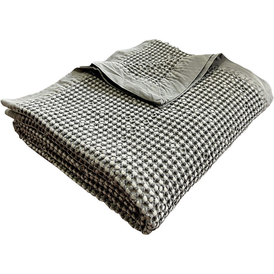 Wohndecke Gill Grau Baumwolle 200 cm 150 cm