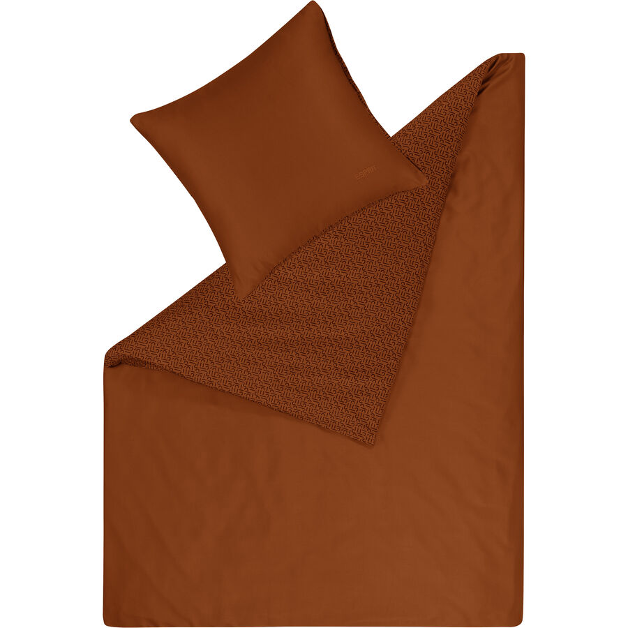 Bettwäschegarnitur Scatter Orange Baumwolle 160 cm