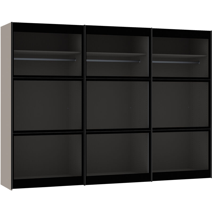 Armadio Arena Collection Transparent Vetro/Legno 301 cm 65 cm