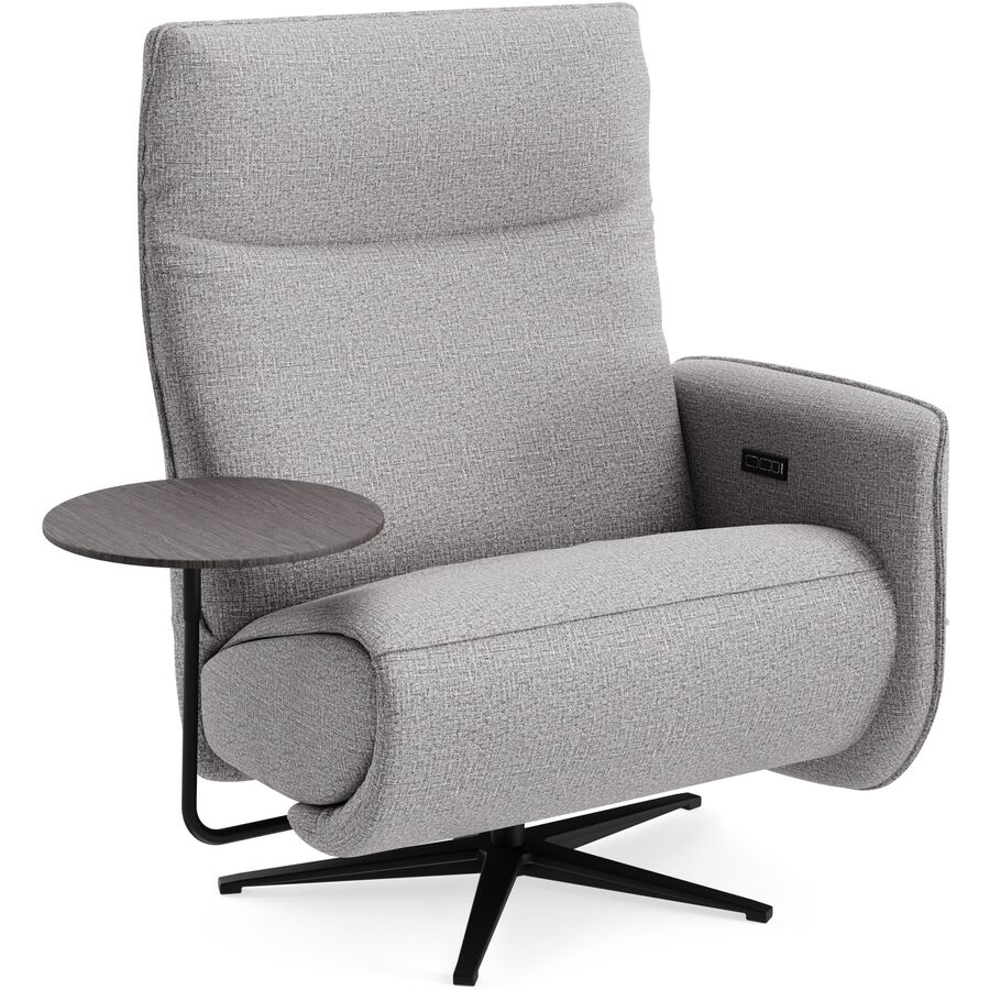 Poltrona relax Lidja grigio chiaro Materiale P 170 L 122 A 112 cm - Configuratore di mobili: comporre individualmente i mobili dei propri sogni
