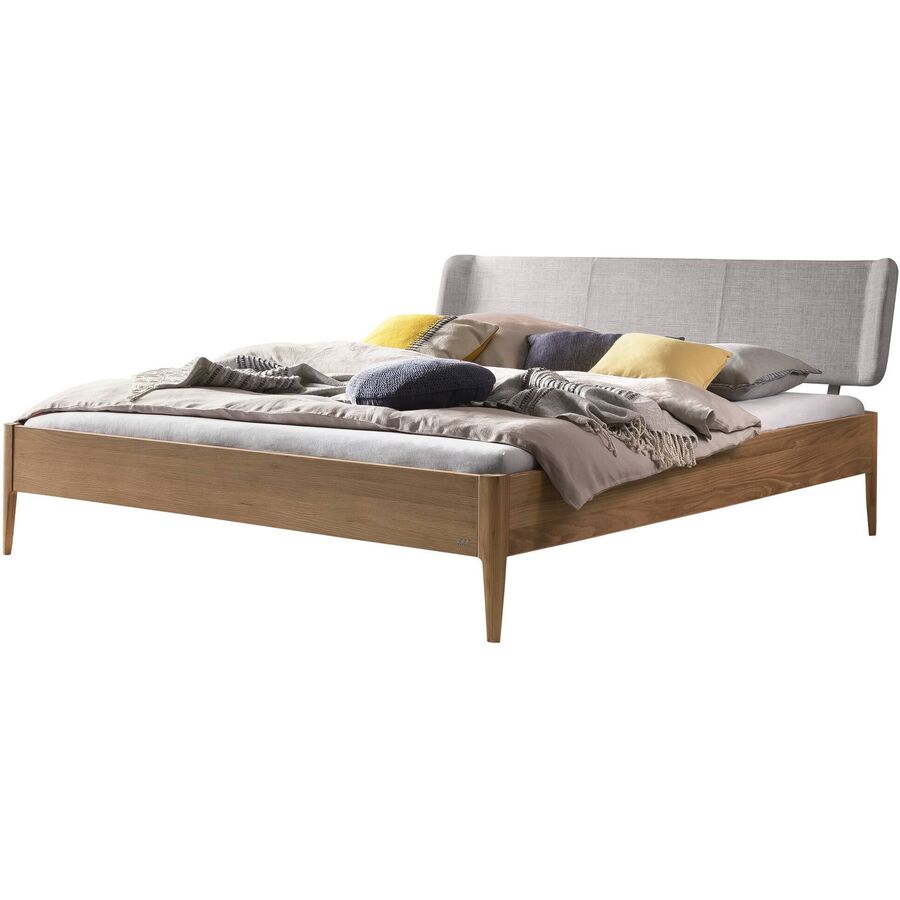 Hasena Bett Castello Braun Holz 140 x 210 cm - Farbe: eiche - Material: Eiche massiv - Bett