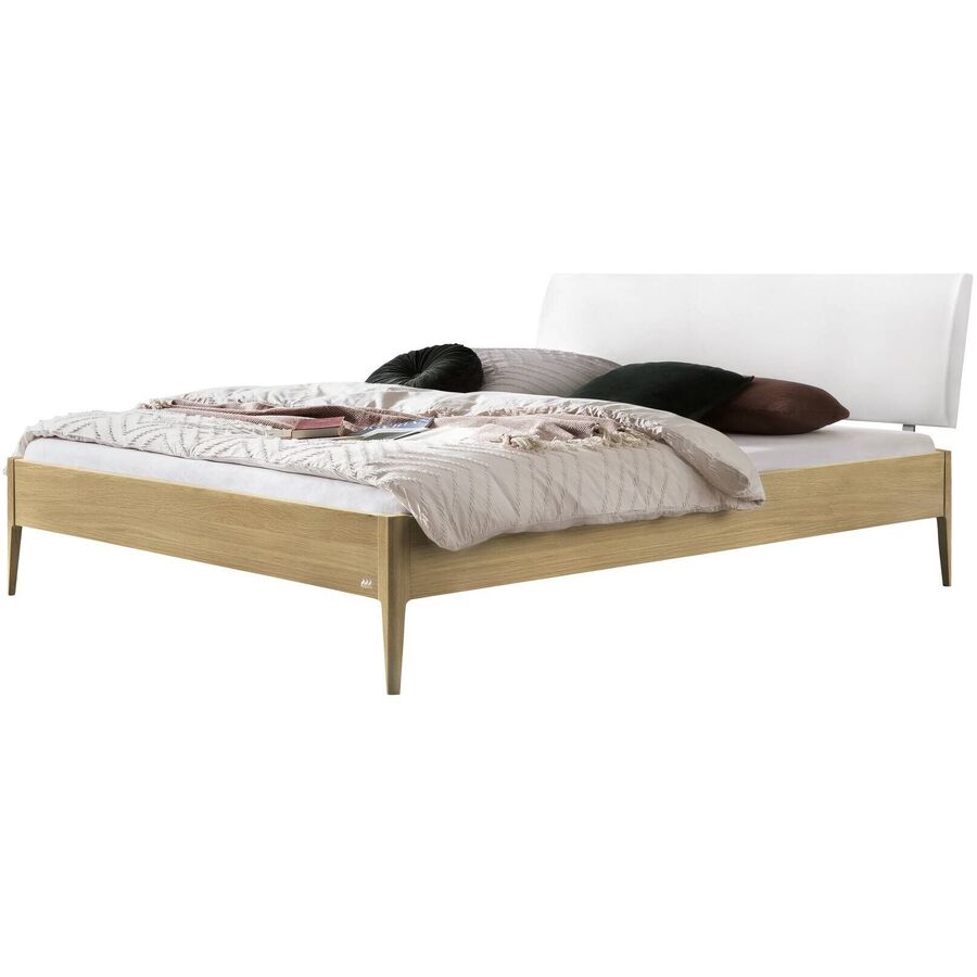 Hasena Bett Castello Braun Holz 140 x 200 cm - Farbe: eiche hell - Material: Eiche massiv - Bett