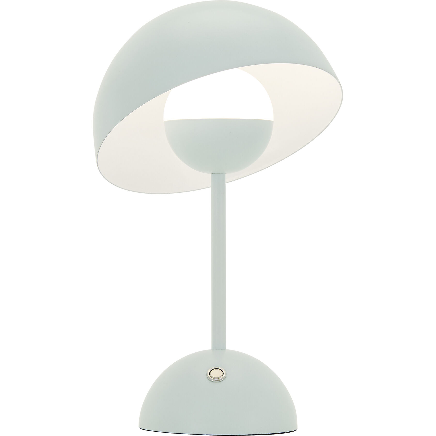 Tischlampe Melek hellblau Metall H 27.5 cm 210 lm - LED - Lichtfarbe: Extra warmweiss - Helles Neutralweiss- LED Energiesparlampe