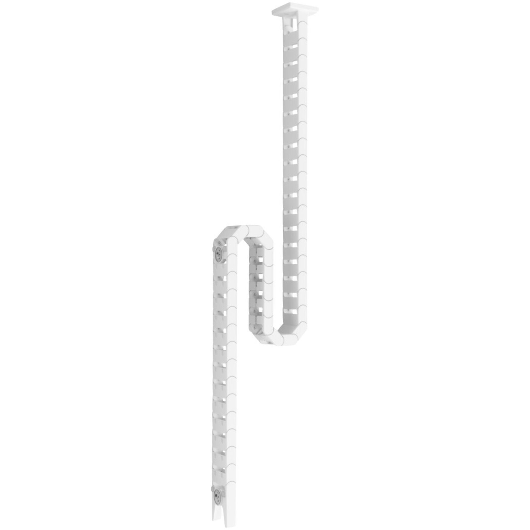 Kabelkanal Office Zubehör weiss Kunststoff B 5 T 2 cm H 1300.000 mm - Kabelkanal