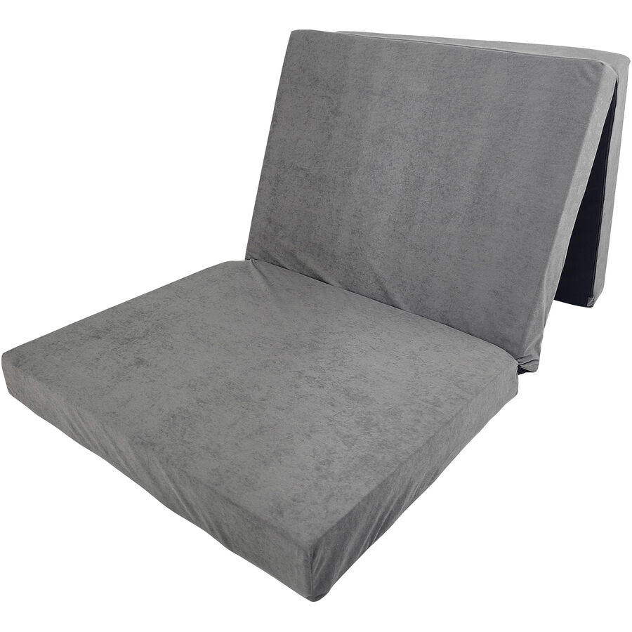 Klappmatratze Teo grau Mikrofaser B 80 T 195 cm